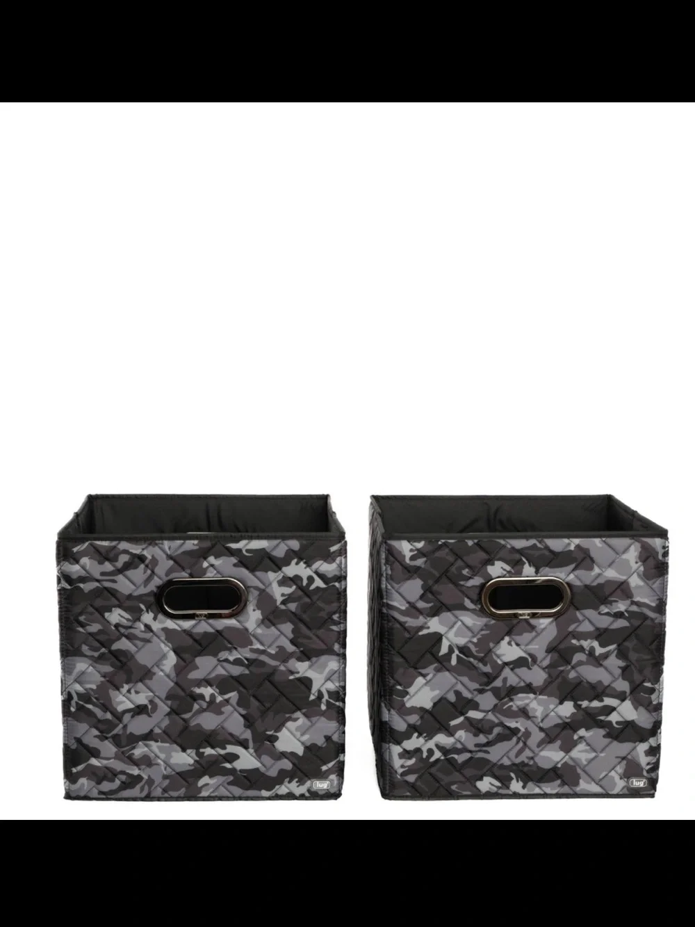 NWT Lug Cargo Home Collapsible Storage Cubes in Camo Black 🩶🖤
